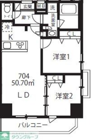 ハーモニーレジデンスグローバルキャピタルの物件間取画像